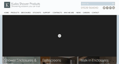 Desktop Screenshot of kudosshowers.co.uk